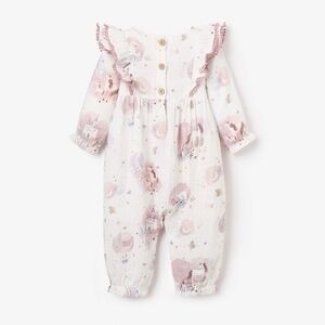 ORGANIC MUSLIN ELEGANT BABY ROMPER